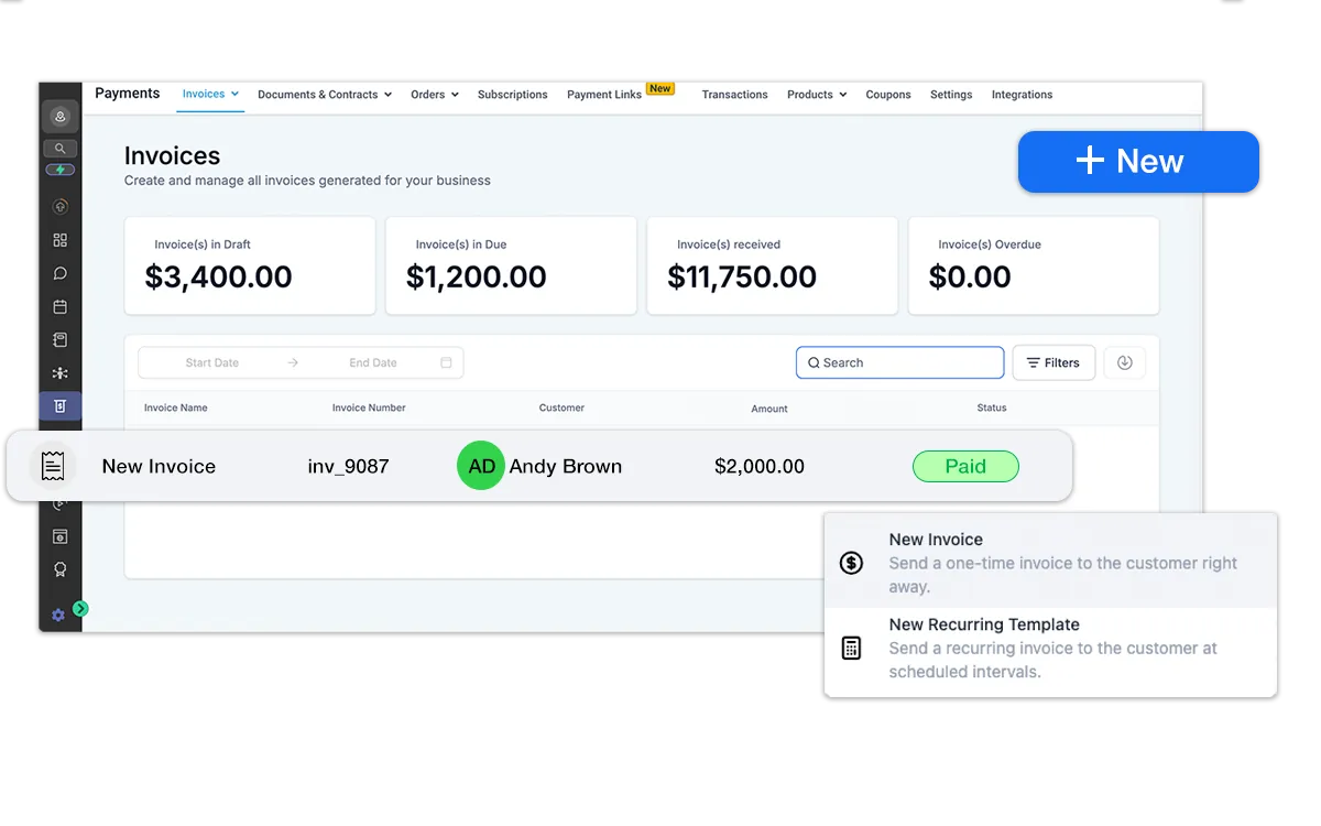 Scalify Payments & Invoices